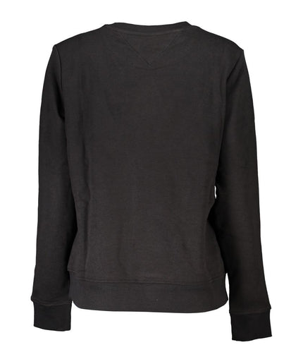 Tommy Hilfiger Black Cotton Women Sweater