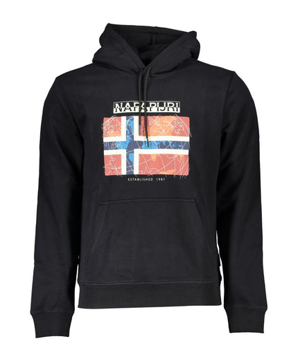 Napapijri Black Cotton Men Sweater