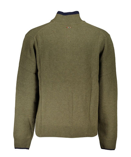 Napapijri Green Fabric Men Sweater