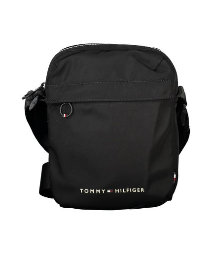 Tommy Hilfiger Black Polyester Men Shoulder Bag