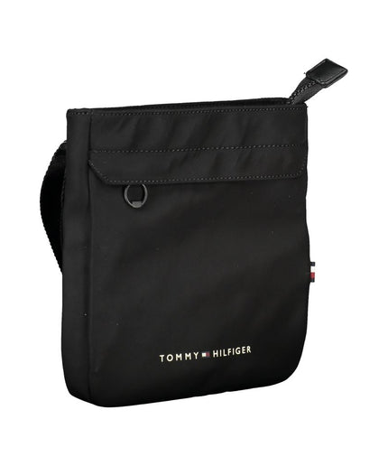 Tommy Hilfiger Black Polyester Men Shoulder Bag