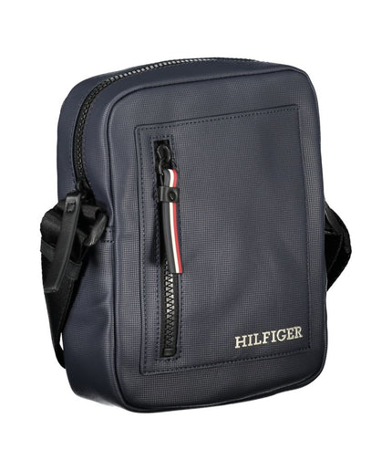 Tommy Hilfiger Blue Polyethylene Men Shoulder Bag