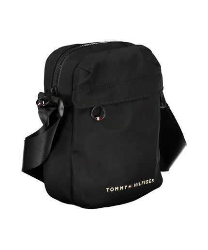 Tommy Hilfiger Black Polyester Men Shoulder Bag