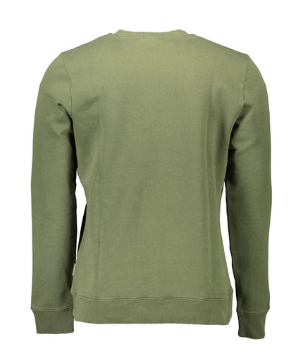 Napapijri Green Cotton Men Sweater