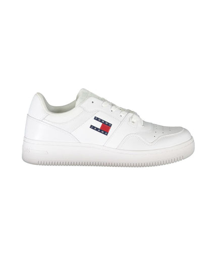 Tommy Hilfiger White Leather Men Sneaker