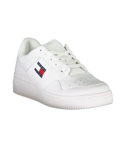 Tommy Hilfiger White Leather Men Sneaker