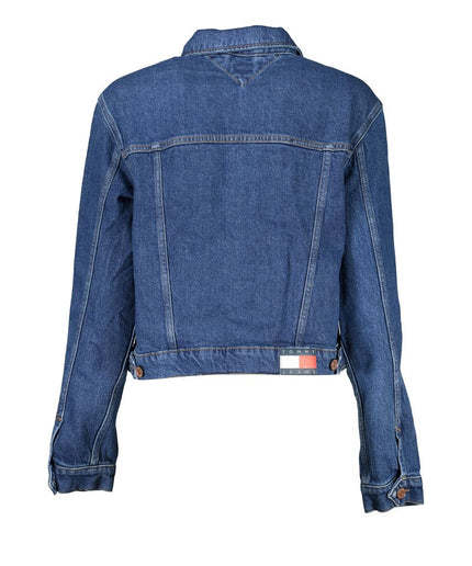 Tommy Hilfiger Blue Cotton Women Jacket