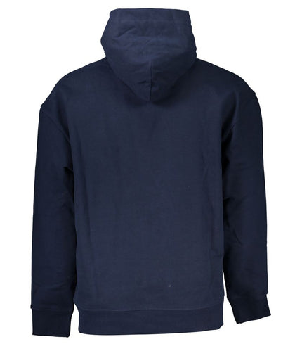 Tommy Hilfiger Eco-Conscious Blue Hooded Sweatshirt