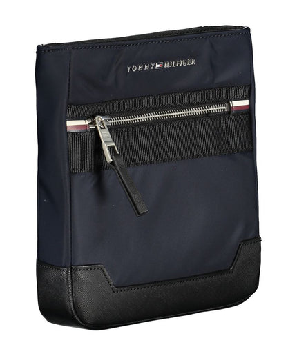 Tommy Hilfiger Sleek Blue Shoulder Bag with Contrasting Details