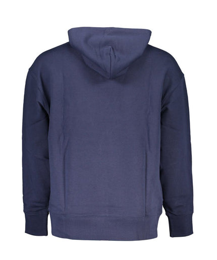 Tommy Hilfiger Chic Blue Hooded Sweatshirt with Logo Detail