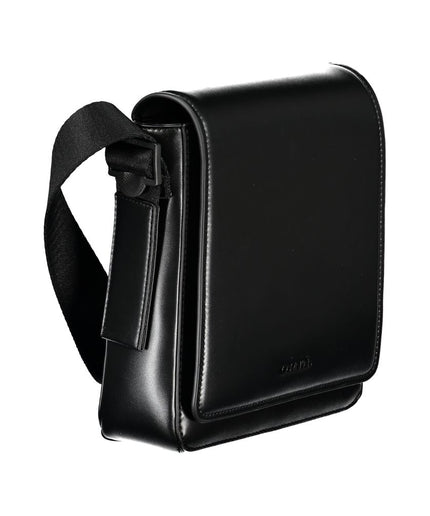 Calvin Klein Sleek Black Shoulder Bag with Logo Detail