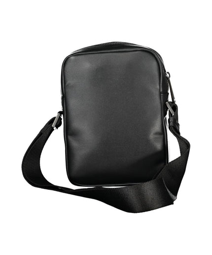 Calvin Klein Eco-Chic Black Shoulder Bag with Logo Detail