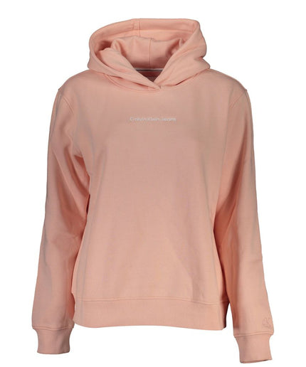 Calvin Klein Chic Pink Hooded Fleece Sweatshirt