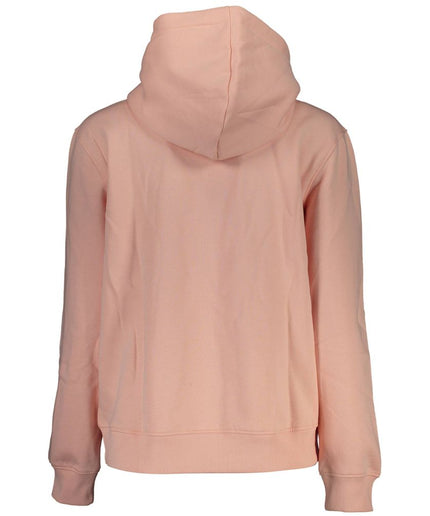 Calvin Klein Chic Pink Hooded Fleece Sweatshirt