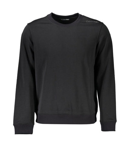 Calvin Klein Sleek Black Crew Neck Sweater