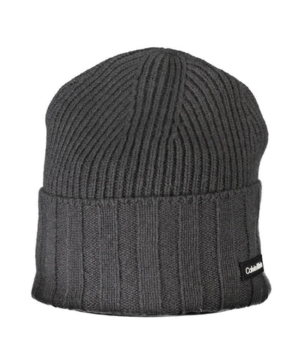 Calvin Klein Elegant Contrast Detail Gray Hat