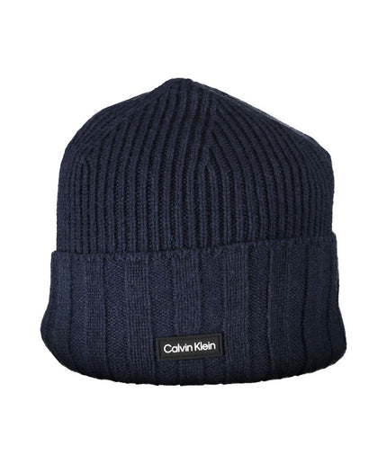 Calvin Klein Chic Contrast Detail Wool Blend Cap