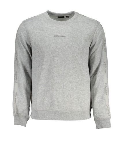 Calvin Klein Sleek Gray Long Sleeve Sweatshirt