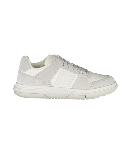 Tommy Hilfiger Elegant White Sneakers with Contrast Accents