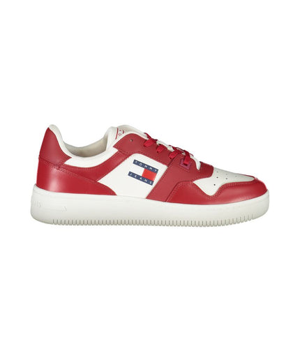 Tommy Hilfiger Pink Leather Men Sneaker