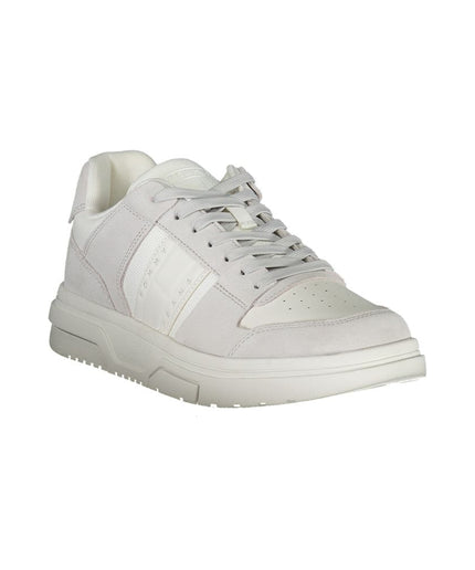 Tommy Hilfiger Elegant White Sneakers with Contrast Accents