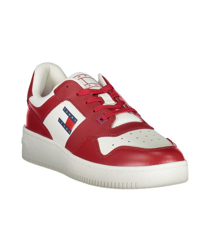 Tommy Hilfiger Pink Leather Men Sneaker