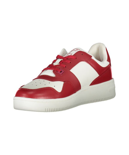 Tommy Hilfiger Pink Leather Men Sneaker