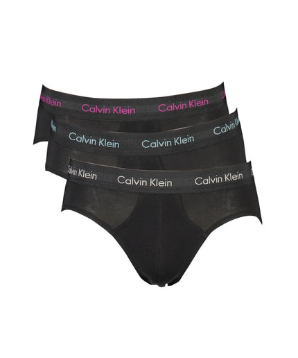 Calvin Klein Sleek Tri-Pack Men's Briefs with Contrast Details