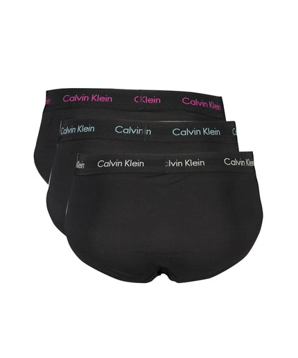 Calvin Klein Sleek Tri-Pack Men's Briefs with Contrast Details