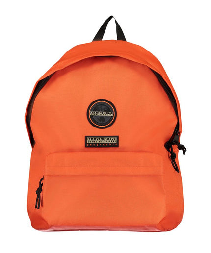 Napapijri Eco-Chic Orange Backpack with Logo Design