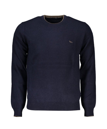 Harmont & Blaine Sophisticated Crew Neck Cashmere Blend Sweater