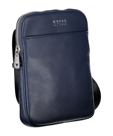 Guess Jeans Sleek Blue Shoulder Bag with Ample Storage