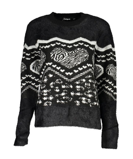 Desigual Chic Turtleneck Sweater with Contrast Detail