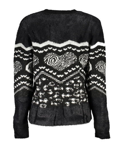 Desigual Chic Turtleneck Sweater with Contrast Detail