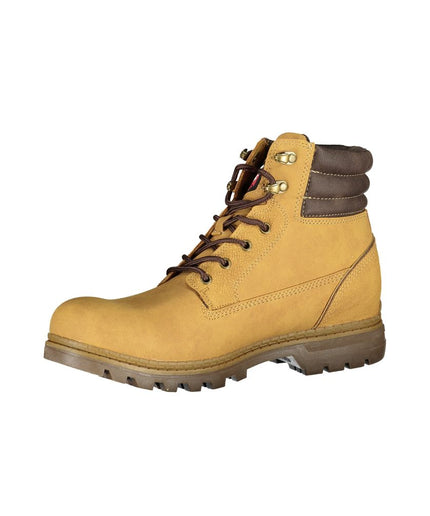 Carrera Trendsetting Yellow Lace-Up Boots