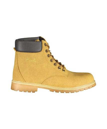 Fila Vibrant Yellow Contrast Lace-up Boots