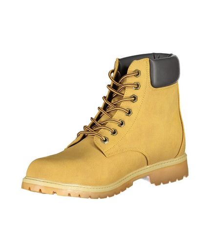 Fila Vibrant Yellow Contrast Lace-up Boots