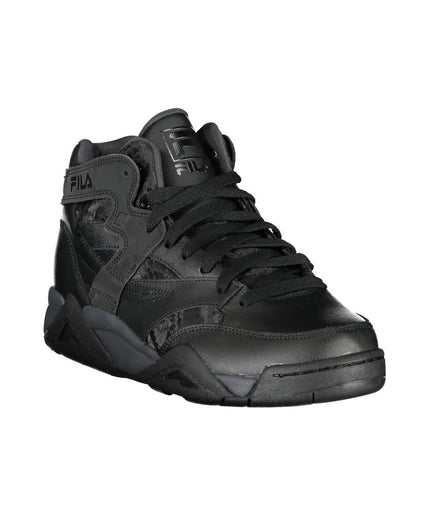 Fila High-Top Sports Sneakers with Contrast Details