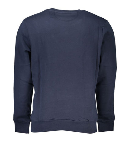 La Martina Chic Blue Crew Neck Embroidered Sweatshirt