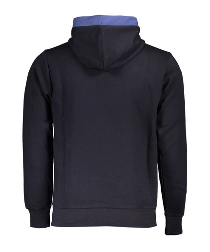 U.S. Grand Polo Classic Blue Contrast Hooded Sweatshirt