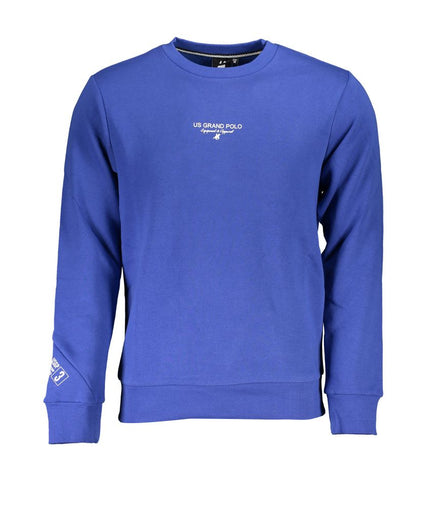 U.S. Grand Polo Classic Blue Crew Neck Sweatshirt