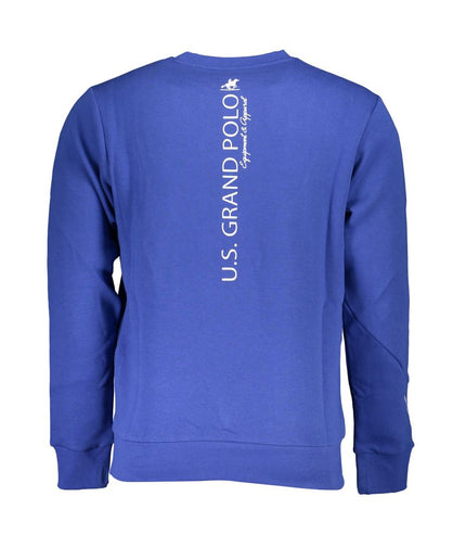 U.S. Grand Polo Classic Blue Crew Neck Sweatshirt