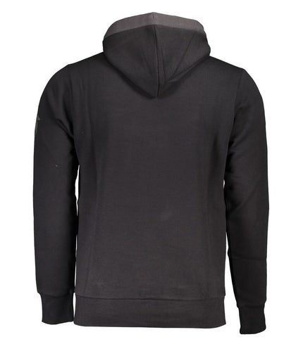 U.S. Grand Polo Sleek Hooded Fleece Sweatshirt with Contrast Details