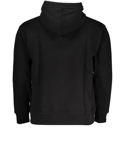 Vans Sleek Black Hooded Zip Sweatshirt