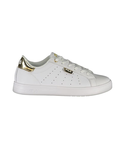 Fila Lace-Up Luxe Sneakers with Golden Accents