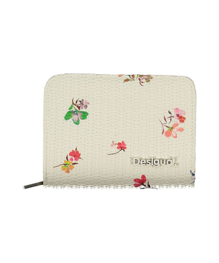 Desigual White Polyethylene Wallet