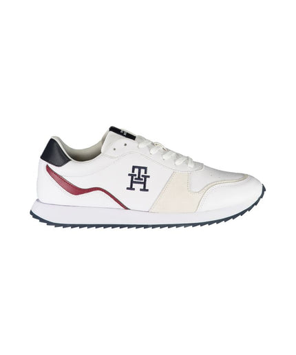 Tommy Hilfiger White Polyester Sneaker