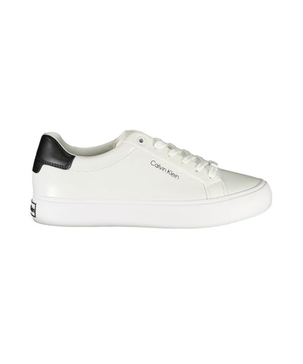 Calvin Klein White Polyester Sneaker