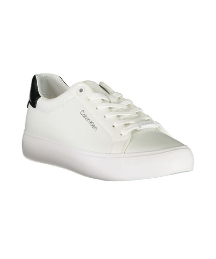 Calvin Klein White Polyester Sneaker