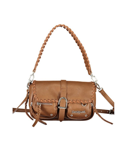 Desigual Brown Polyethylene Handbag